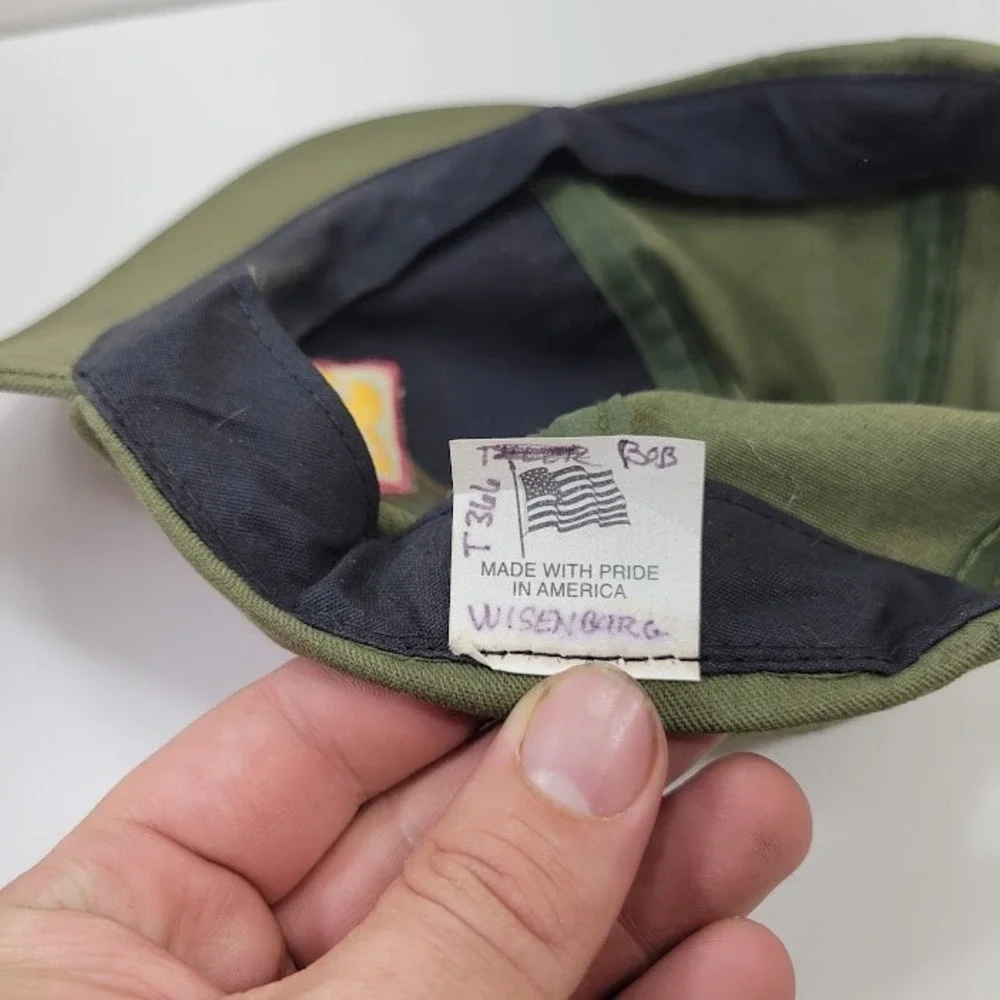 Boy Scouts of America Hat Cap Red Green Snapback Vintage 1980s/90s  Made In USA